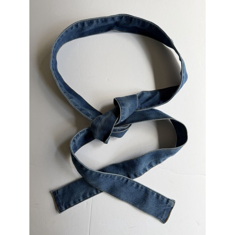Denim Fabric Replacement Belt for Overcoat Dress Jumper Jumpsuit Tie Sash 2x75"